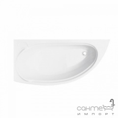 Асиметрична ванна Besco PMD Piramida Mini 150x70 біла ліва Луцьк