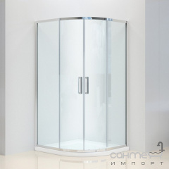 Душевая кабина Dusel A-511 90х90х190 профиль хром, стекло шиншилла Киев
