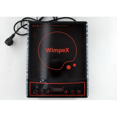 Электроплита индукционная настольная с таймером Wimpex WX-1323 2000W Black (112847) Київ