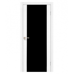 Дверь KORFAD Sanremo SR-01 с черным стеклом Черкассы