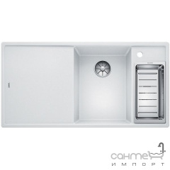 Кухонная мойка на полторы чаши с сушкой Blanco Axia III 6 S Silgranit 523482 правая кофе Виноградів