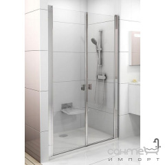 Душевые двери Ravak Chrome CSDL2-90 полир. алюминий/прозрачное 0QV7CC0LZ1 Херсон