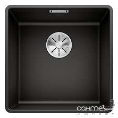 Гранитная кухонная мойка Blanco Silgranit Subline 400-F 525988 черный Шостка