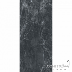 Настенная плитка под мрамор 50x110 Atlas Concorde Marvel Pro Noir S. Laurent Черная Киев