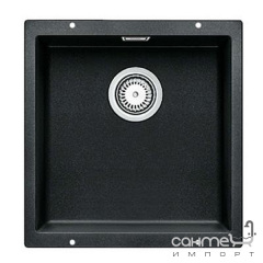Гранитная кухонная мойка Blanco Silgranit Rotan 400-U 521332 антрацит Тернопіль