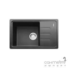 Кухонная мойка Adamant Slim 15 антрацит Обухів