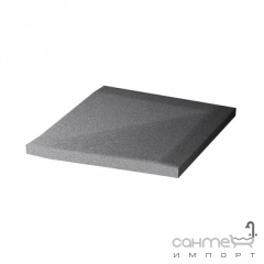 Переходная угловая плитка для душевой 10x10 RAKO Taurus Granit 65 Antracit Серая TTR12065 Черноморск