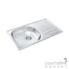 Кухонна мийка Ukinox Compact CML 760.435 GT 6K оборотна Біла Церква