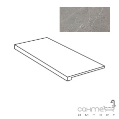 Керамический гранит ступень Atlas Concorde Marvel PRO Marvel Grey Fleury Scalino 60 ADXL Вишневое
