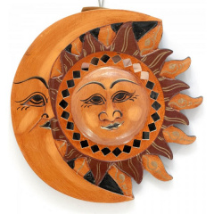 Дзеркало мозаїчне Arjuna Місяць-Сонце d-20 см 29849 Помаранчевий (45500) Тернопіль