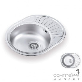 Кухонна мийка Ukinoх Favorit 577.447 GT / GW 6K L декор зворотний