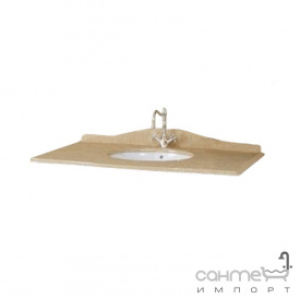 Стільниця з мармуру з раковиною для тумби Marsan Діана 1050 чорний мармур біла раковина