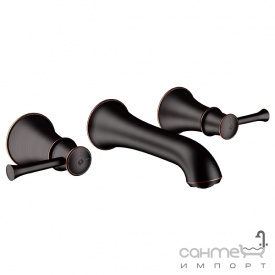Змішувач для раковини прихованого монтажу Imprese Podzima Zrala ZMK02170803 тосканська бронза