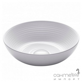 Керамічна раковина Kraus Viva Round KCV-204GWH біла