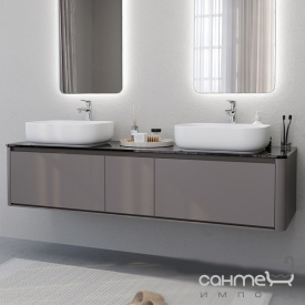 Подвесная тумба под столешницу и одну раковину Marsan Marshall 1600 белая