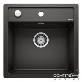 Гранітна кухонна мийка врізна Blanco Silgranit Dalago 5-F 525872 чорний