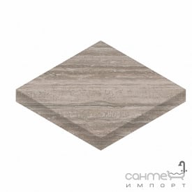 Ступень угловая правая 33x33 Atlas Concorde Marvel Pro Scalino Angolare Dx Travertino Silver Коричневая