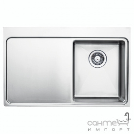 Кухонная мойка Ukinox Micro MMP 780.500 GT 10K R полированная правосторонняя