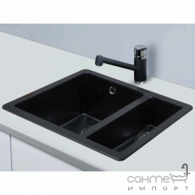 Гранитная кухонная мойка Schock Cristalite Quadro N150 58 sabbia