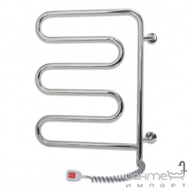 Полотенцесушитель электрический поворотный Laris Змеевик 25 РС5 450х570 хром