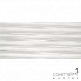 Настінна плитка 50x110 Atlas Concorde 3 D Wall Design Flows White Matt