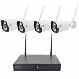 Комплект видеонаблюдения беспроводной RIAS CAD Full HD UKC 8004/6673 WiFi 4ch набор на 4 камеры (np2_00267)