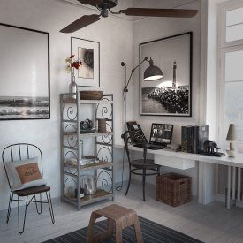 Стеллаж Tenero Марис 4-х полочный Серый (100000239)