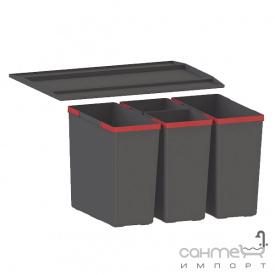 Сортер Franke Easysort 600-2-2 чорний пластик