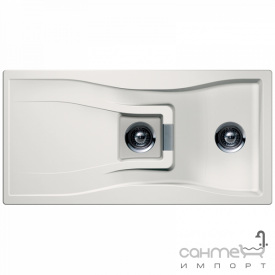 Гранітна кухонна мийка Schock Cristadur Waterfall D150 оборотна 89 magnolia