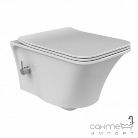 Подвесной унитаз с функцией биде и сидением softclose CeraStyle Ibiza ОР0003131 белый