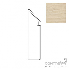 Керамічний граніт східець Atlas Concorde Marvel PRO Marvel Trav. Alabastrino Battiscopa Sag. Sх ADх1 (ліва)