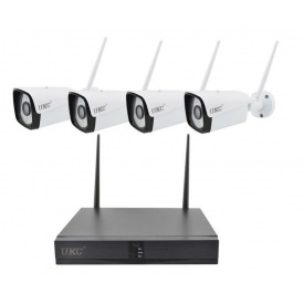 Регистратор видеонаблюдения 4 канальный и 4 камеры DVR KIT CAD Full HD UKC 8004/6673