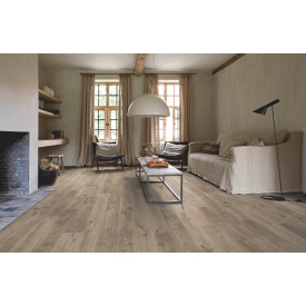 Вініловий підлогу Quick-Step Balance Click Plus BACP40026 Дуб Котедж Коричнево-сірий
