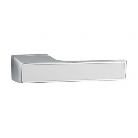 Дверная ручка MVM Furniture Z-1440 MOC/WHITE Матовый старый хром/белый