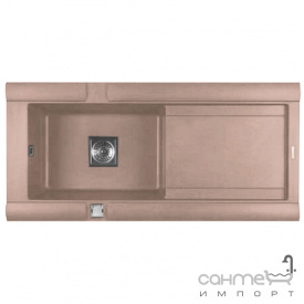 Кухонная мойка оборотная Longran Geo 1.0B Chocolate Metallic