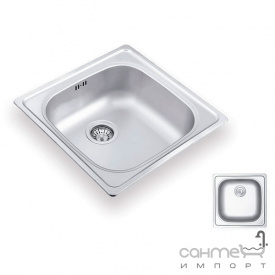 Кухонная мойка Ukinox Grand 503.503 GT 8K L н/с декор