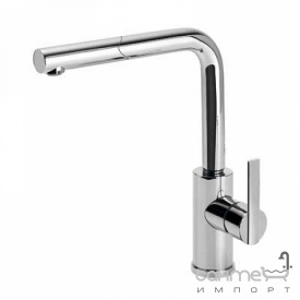 Смеситель для кухни с выдвижным изливом LEX-TRES Tres Kitchen 1.81.437 Хром