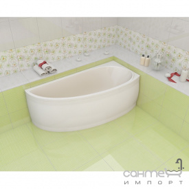 Ассиметричная ванна Artel Plast Далина правосторонняя