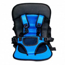 Бескаркасное автокресло Multi Function Car Cushion для детей Голубой (HbP050335)