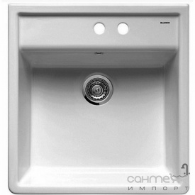 Керамическая кухонная мойка Blanco Panor 514486 с одним отверстием белая глянцевая