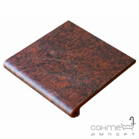 Клінкерна плитка ступінь 33x33 Gres de Aragon Jasper Peldano Ref. 24-33 Rojo червона