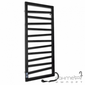 Полотенцесушитель электрический Laris Зебра Мираж ЧКЧ12 500х1200 черный подключение справа