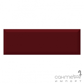 Плитка ABSOLUT KERAMIKA MONOCOLOR BURDEOS BISELADO BRILLO (10х30)