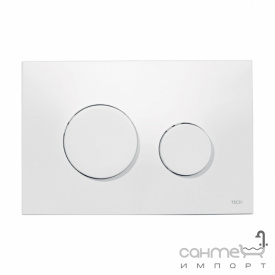 Панель смыва с двумя клавишами пластиковая TECE TECEloop 9.240.640 белая антибактериальная