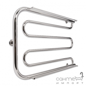 Полотенцесушитель водяной с боковым подключением Laris Фокстрот П 800х500 хром