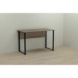 Компьютерный стол Ferrum-decor Курт 75x120x70 черный ДСП Дуб Сонома Труфель 16мм