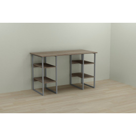 Компьютерный стол Ferrum-decor Карэн 75x140x70 серый ДСП Дуб Сонома Труфель 16мм