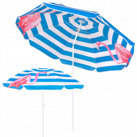 Пляжный зонт с регулируемой высотой и наклоном Springos 180 см BU0013