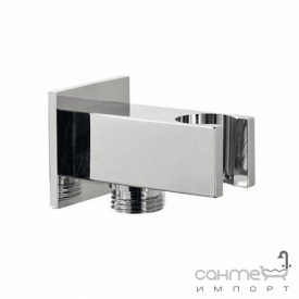 Шлангове під'єднування з утримувачем для душу Fiore Accessori 35 PMS0 02 хром