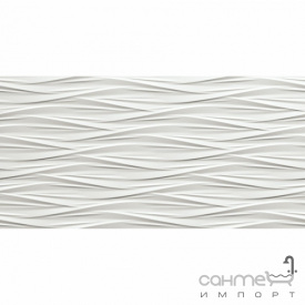 Настінна плитка 40x80 Atlas Concorde 3 D Wall Design Wind White Matt